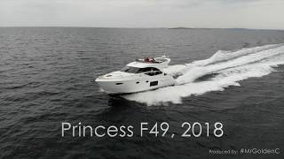 Princess Yacht F49 2018 [upl. by Nylirahs]