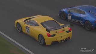 Ferrari 458 Italia Gr4 vs Viper Supra Corvette  World Touring Car 700 Brands Hatch Race [upl. by Laktasic312]