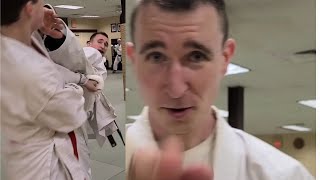 Sparring at Authentic Karate Training Center 55 [upl. by Perlie871]