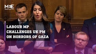 Labour MP slams Sunak for being a ‘bystander’ to Gaza ‘horrors’ [upl. by Ardnusal]