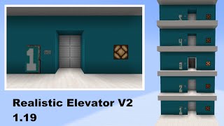 Minecraft Hyper Realistic Elevator 121 [upl. by Photima643]