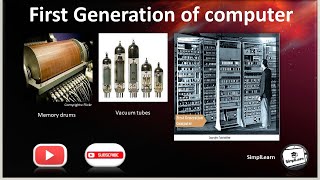 First Generation of computer  Computer generations in Hindi [upl. by Iatnahs]