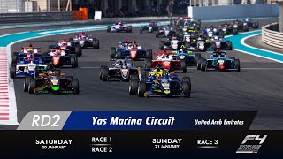 2024 Formula 4 UAE Championship Round 2 Race 1 [upl. by Ellan324]