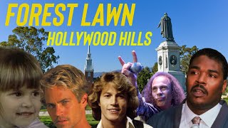 Forest Lawn Hollywood Most StarStudded Cemetery  50 Graves Visited Rodney King Andy Gibb amp More [upl. by Aititil]