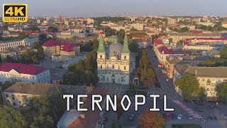 Ternopil Ukraine 🇺🇦  4K Drone Footage [upl. by Garrott173]