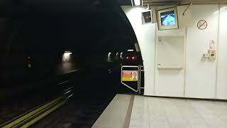 Athens Metro trains passing at syntagma station line 3 🚉🚇🚉🚇 [upl. by Len]