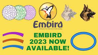 Embird Embroidery Software 2023 [upl. by Kcirred]