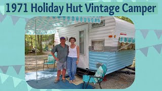 1971 Holiday Hut Vintage Camper Tour [upl. by Clywd]