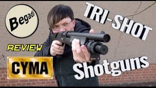 Cyma M870 Shotgun  Begadi Sport Metall Shotgun  Review 4kUHD [upl. by Esom301]