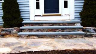 How to Build Fieldstone Steps with Bluestone Treads [upl. by Jacquelyn]