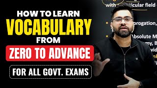 💯 Best Method to Improve Vocabulary  SSC CGLCHSLCPOMTS  Bank POClerk  NDACDS  Tarun Grover [upl. by Eiralav]