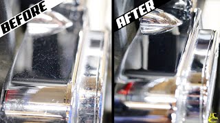 How to Shine Up Old Motorcycle Chrome to LOOK LIKE NEW Its Easier Than You Think [upl. by Darwin989]