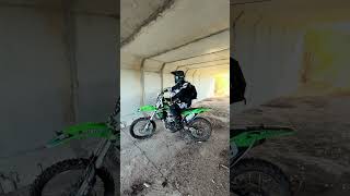 KX450 REV LIMITER IN TUNNEL [upl. by Fesoj510]