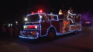 2016 WallingtonNJ Fire Department Holiday Parade 112616 [upl. by Nosneb]