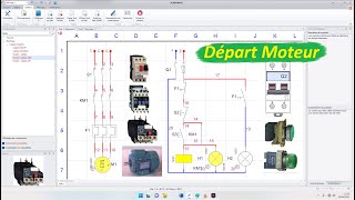 Démarreur Direct dun Moteur Asynchrone 3 Phases [upl. by Slack]