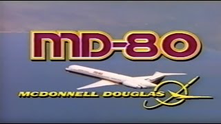 McDonnell Douglas MD80 promotional video 1984 [upl. by Hellah]