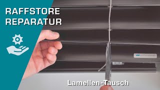 Lamellen Tausch bei Raffstore von Schlotterer [upl. by Milas148]