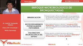 BRONQUIECTASIAS Villamedic  Neumo  En menos de 20 minutos [upl. by Leroj]