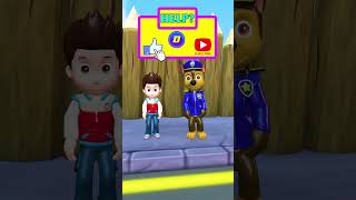 CHASE is trying to do good pawpatrol chase shorts [upl. by Onfroi870]