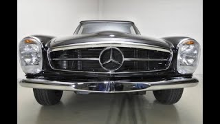 Full Restoration of 1969 MercedesBenz 280SL  W113 Pagoda in Black [upl. by Anirba383]