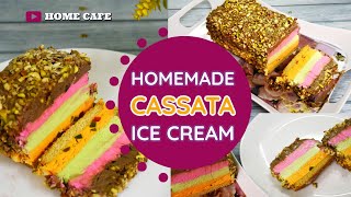 Cassata Ice Cream RecipeHomemade Cassata Ice Cream RecipeEasyamp yummy Cassata Ice Cream recipe [upl. by Wehhtam]