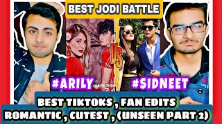 Pakistani Reaction On Sidneet Vs Arily Best Tiktoks  Avneet  Arishfa  Siddharth  Lucky  Part 2 [upl. by Crenshaw511]