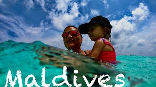 MALDIVES Travel VLOG  4 nights with a CHILD on BANDOS Island [upl. by Retsek]