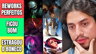 RANQUEANDO TODOS OS REWORKS DO LEAGUE OF LEGENDS [upl. by Aihsa678]