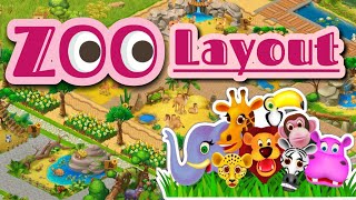 Township ZOO Layout 🦁  Zoo Decoration [upl. by Llemart]