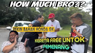 HOW MUCH BRO HONDA GALERI KERETA [upl. by Yereffej]