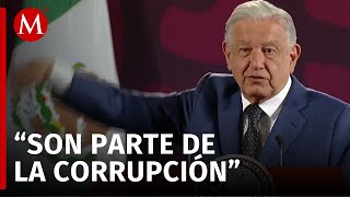 AMLO reta a empresarios opositores a reforma del PJ quotno se oculten detrás de membretesquot [upl. by Anerroc]