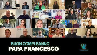 Buon compleanno Papa Francesco in un video [upl. by Eussoj]