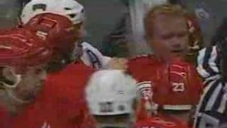 Kronwall nails Lupul [upl. by Wolf]