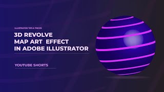 How to mapping art on 3d object in illustrator  3d revolve map art surfaces  illustrator 2022 tips [upl. by Aicinat]