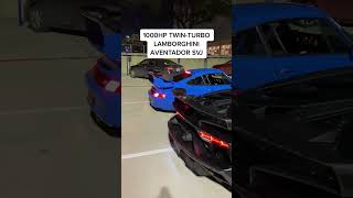 First timer seeing a TWIN TURBO Aventador SVJ [upl. by Mae]