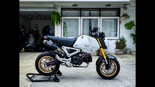 ZoOM Exhaust Honda Grom 2022 2023 Full System High Mount SOUND CHECK [upl. by Dayir]