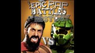 Leonidas vs Master Chief Instrumental Extended Rap Battle Version [upl. by Akisey]