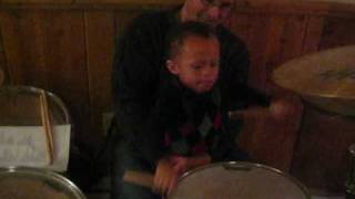 worlds fastest 2 year old drummer part 2 [upl. by Tannen582]