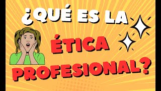 Consejos de Ética Profesional y Valores  Sociedad San José [upl. by Clymer]