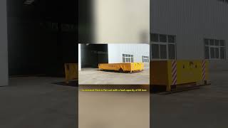 Electric flat transfer trolley warehouse workshop machinery [upl. by Akere628]