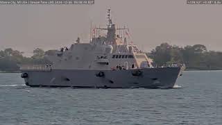 Nantucket LCS 27 Passing Port Huron Marine City amp Algonac on Oct 6th 2024 [upl. by Killigrew171]