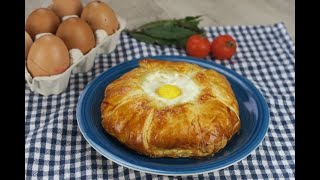 Fagottini di pasta sfoglia e uova lidea gustosa per un pranzo originale [upl. by Rockefeller752]