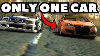 Can You Beat NFS Most Wanted Without Swapping Cars [upl. by Sand]