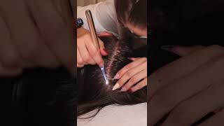 ASMR Tingly SCALP Check and SCRATCHING with Nails Real Person shorts short asmr [upl. by Etna]