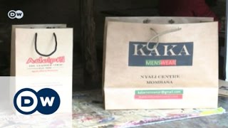 Paper bags tackle plastic mania  EcoatAfrica [upl. by Wie]