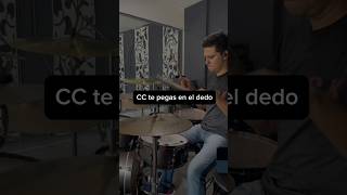 CC te pegas en el dedo 💥☝🏼🥹drums clasesdebateria drumsmusic drummer [upl. by Ikiv]