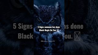 5 signs someone has done black magic on youislamicstatus blackmagic shortsfeed muslimah fypシ゚ [upl. by Tichonn]