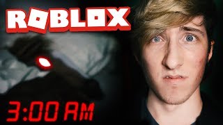 DO NOT PLAY ROBLOX AT 3AM CHALLENGE omg a horse  Roblox Horror Games [upl. by Renner609]