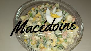 Macédoine de Légumes à la mayonnaiseEntrée Froide [upl. by Esiocnarf736]