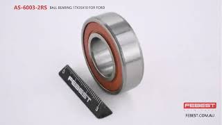 AS60032RS BALL BEARING 17X35X10 FOR FORD [upl. by Nuj]